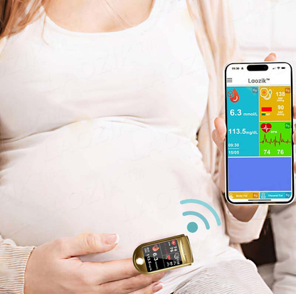 🩸Health America Subsidized Product |  Professional 12in1 Glucose & Vital Signs Monitor-Painless, Fast, Precise& FDA-Backed(Made in California, USA)