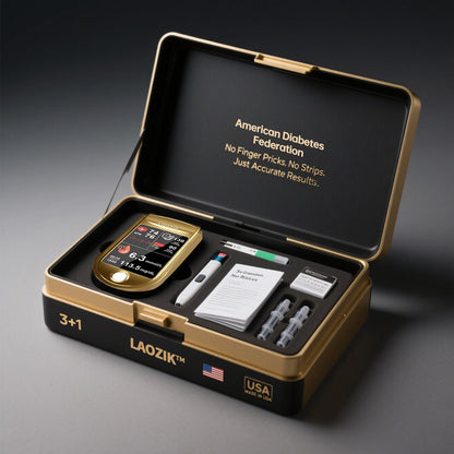 🩸Health America Subsidized Product |  Professional 12in1 Glucose & Vital Signs Monitor-Painless, Fast, Precise& FDA-Backed(Made in California, USA)