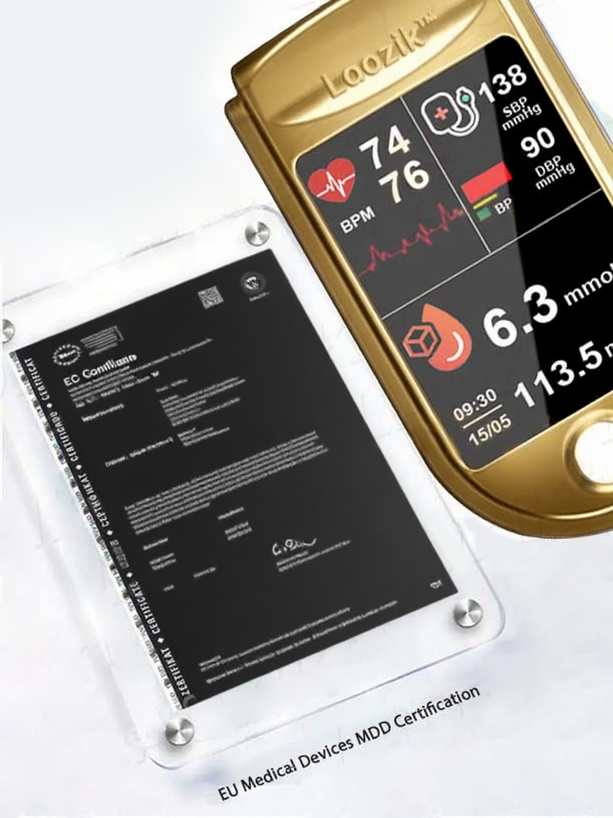 🩸Health America Subsidized Product |  Professional 12in1 Glucose & Vital Signs Monitor-Painless, Fast, Precise& FDA-Backed(Made in California, USA)