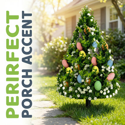 Artificial Eucalyptus Tree with Easter Eggs