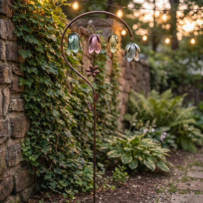 4 Color Metal Lily of the Valley Garden Stake